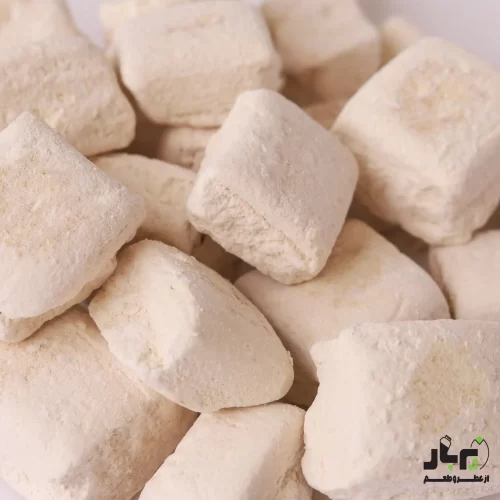 کشک گوسفندی سفید و شیرین بیان دار